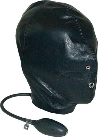 Mr. B Leather Inflatable Hood