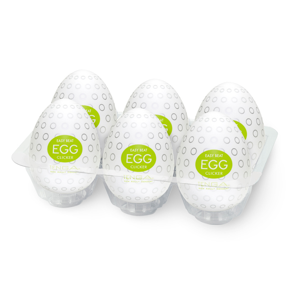 TENGA Egg Clicker Masturbator Einzel oder im 6er Eierkarton