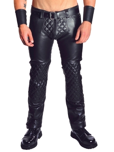 Mr. B Leather Jeans Padded