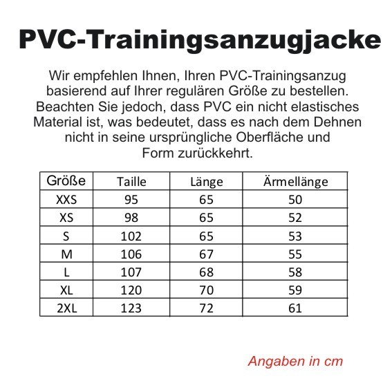 Mr.  PVC-Trainingsanzugjacke mit Weißen Streifen