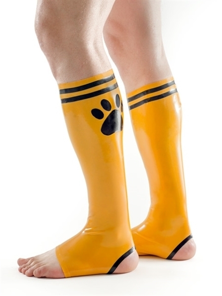Mister B FETCH Rubber Puppy Football Socks