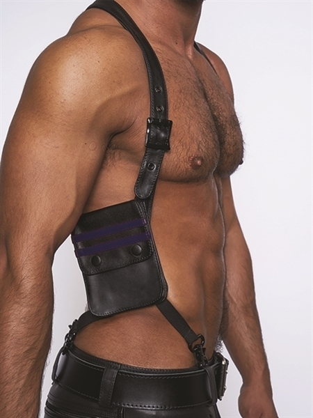 Mr. B Leather Wallet Harness in 6 Farben