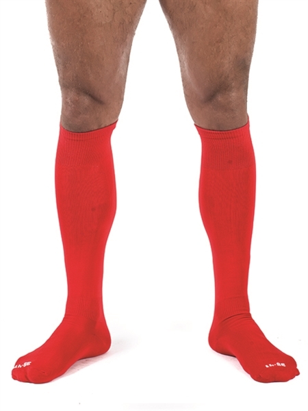 Mr. B Football Socks in Schwarz/Blau/Rot/Gelb oder Weiß
