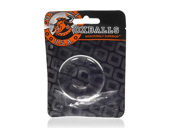 Oxballs DO-NUT-2 Cockring in Schwarz / Klar oder Rot