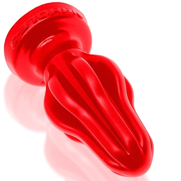 Oxballs AIRHOLE-1 bis 4 gerippter Buttplug in Rot