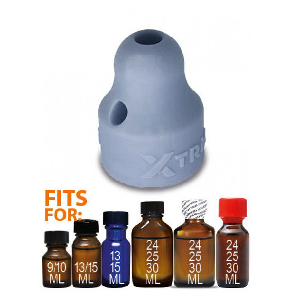 XTRM Booster Small, Poppers Inhaler for Most Bottles, Grey, Ø 2 cm